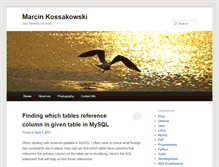 Tablet Screenshot of marcinkossakowski.com